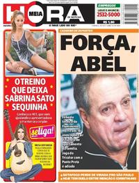 Capa do jornal Meia Hora 30/07/2017