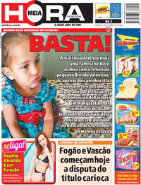Capa do jornal Meia Hora 01/04/2018