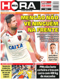 Capa do jornal Meia Hora 01/06/2018