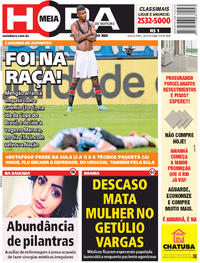 Capa do jornal Meia Hora 02/08/2018
