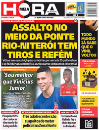 Capa do jornal Meia Hora 03/04/2018