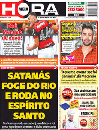 Capa do jornal Meia Hora 04/03/2018