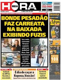 Capa do jornal Meia Hora 04/04/2018