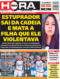 Capa do jornal Meia Hora 04/10/2018