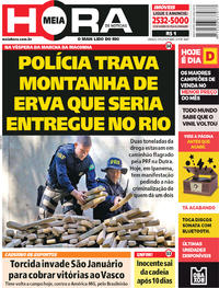 Capa do jornal Meia Hora 05/05/2018