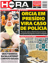 Capa do jornal Meia Hora 05/07/2018
