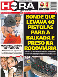 Capa do jornal Meia Hora 06/02/2018