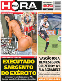 Capa do jornal Meia Hora 07/06/2018