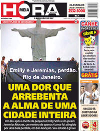 Capa do jornal Meia Hora 08/02/2018