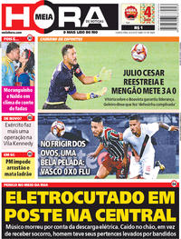 Capa do jornal Meia Hora 08/03/2018