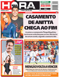 Capa do jornal Meia Hora 09/09/2018
