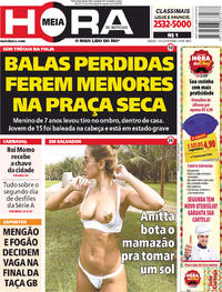 Capa do jornal Meia Hora 10/02/2018