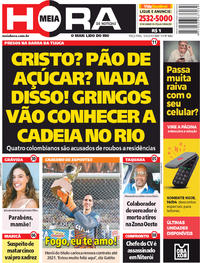 Capa do jornal Meia Hora 10/04/2018