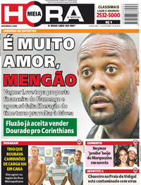 Capa do jornal Meia Hora 11/01/2018