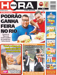 Capa do jornal Meia Hora 11/03/2018
