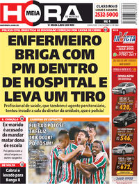 Capa do jornal Meia Hora 12/04/2018