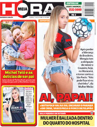 Capa do jornal Meia Hora 12/08/2018