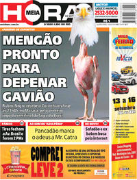 Capa do jornal Meia Hora 12/09/2018