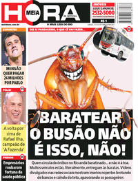 Capa do jornal Meia Hora 15/12/2018