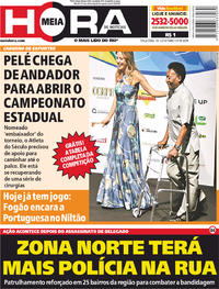 Capa do jornal Meia Hora 16/01/2018