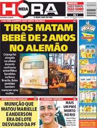 Capa do jornal Meia Hora 17/03/2018