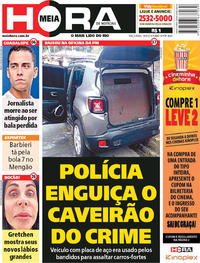 Capa do jornal Meia Hora 18/09/2018
