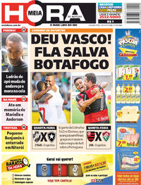 Capa do jornal Meia Hora 19/03/2018