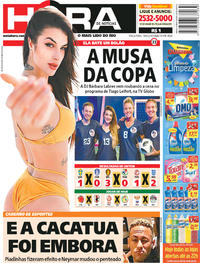 Capa do jornal Meia Hora 19/06/2018