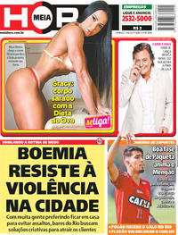Capa do jornal Meia Hora 19/08/2018