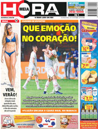 Capa do jornal Meia Hora 19/11/2018