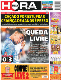 Capa do jornal Meia Hora 20/08/2018