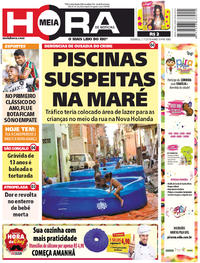 Capa do jornal Meia Hora 21/01/2018