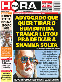 Capa do jornal Meia Hora 21/07/2018