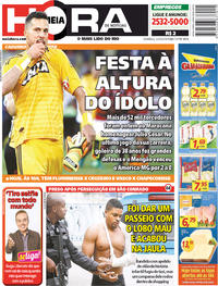 Capa do jornal Meia Hora 22/04/2018