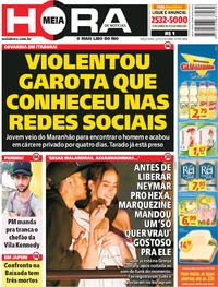 Capa do jornal Meia Hora 22/05/2018