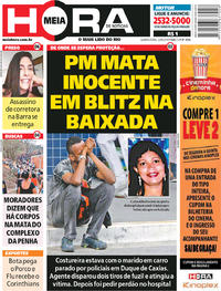Capa do jornal Meia Hora 22/08/2018