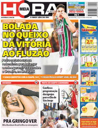 Capa do jornal Meia Hora 23/04/2018