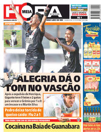 Capa do jornal Meia Hora 23/07/2018