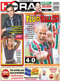 Capa do jornal Meia Hora 25/02/2018