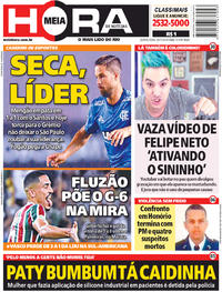 Capa do jornal Meia Hora 26/07/2018