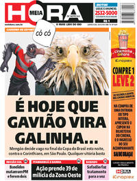 Capa do jornal Meia Hora 26/09/2018