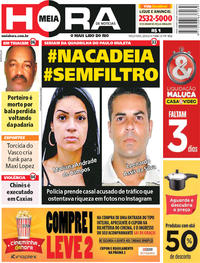 Capa do jornal Meia Hora 28/08/2018