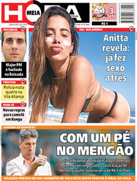 Capa do jornal Meia Hora 28/11/2018