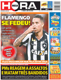 Capa do jornal Meia Hora 29/03/2018