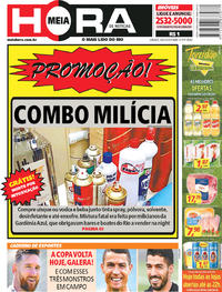 Capa do jornal Meia Hora 30/06/2018