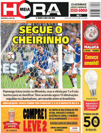 Capa do jornal Meia Hora 30/08/2018