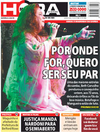 Capa do jornal Meia Hora 01/05/2019