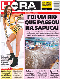 Capa do jornal Meia Hora 02/03/2019