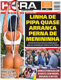 Capa do jornal Meia Hora 03/04/2019