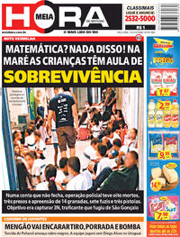 Capa do jornal Meia Hora 07/05/2019